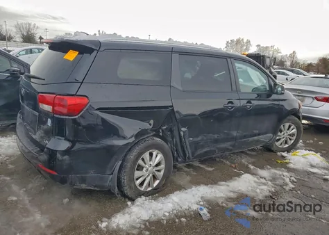 2015 Kia Sedona Lx из США, поврежденный, VIN KNDMB5C10F6041117